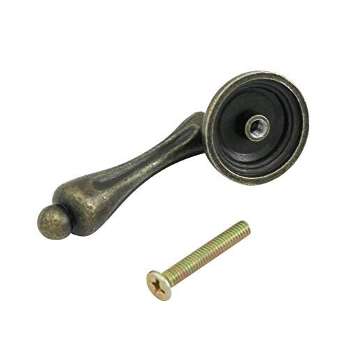 Paor Vintage Cabinet Knobs Drawer Handle Pull 8 Pack Decorative Bronze 2