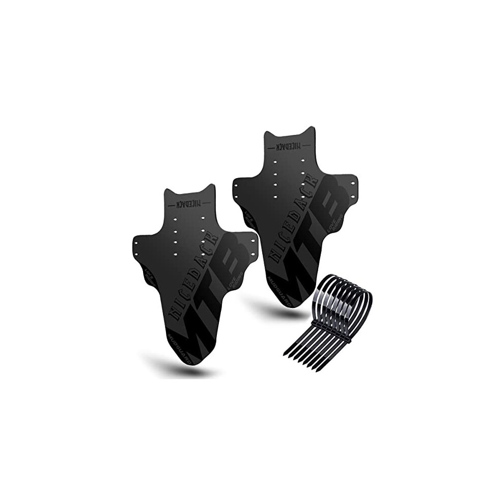 Photos - Bicycle Parts NICEDACK Mudguards Mountain Bike, 2 Pieces Mudguard Fit 20-29 Inch MTB Mudguard Front and Rear Compatible Bicycle Splash Gua
