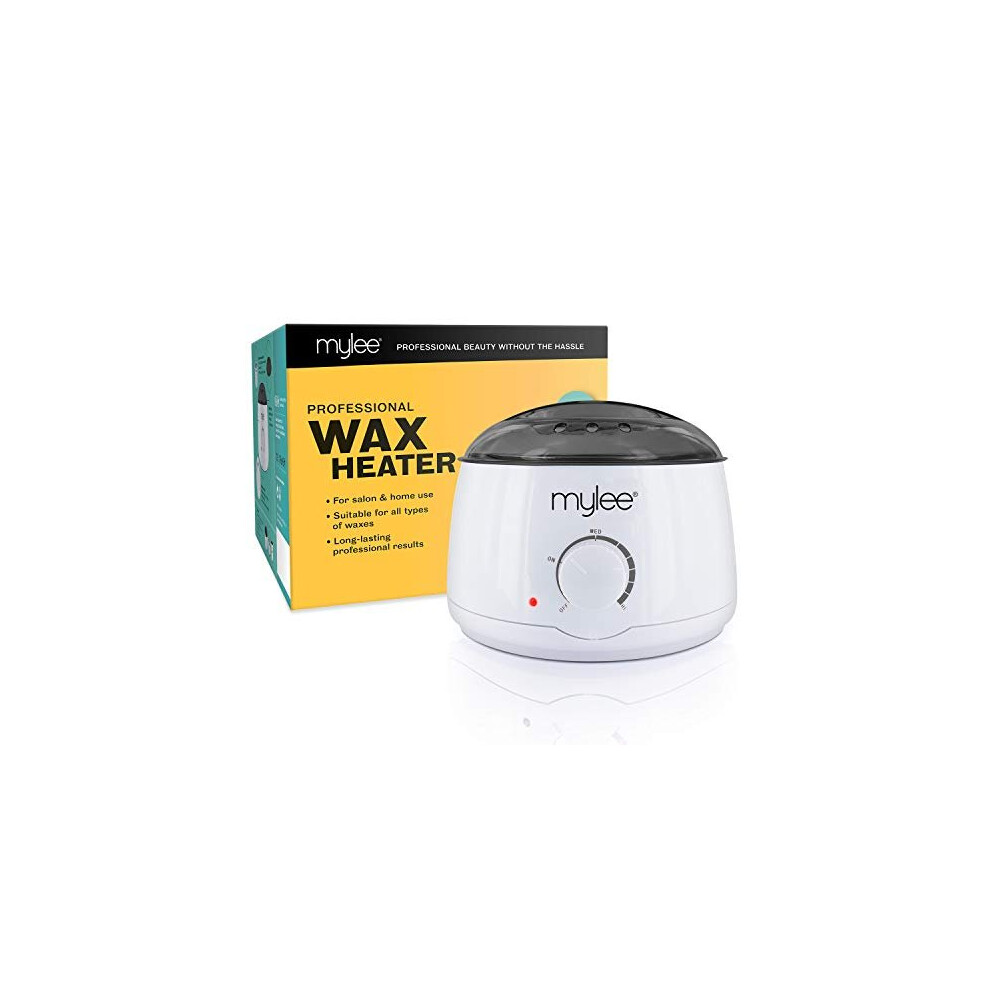 Mylee Professional Wax Heater Warmer With Handle Pot 500Ml For Paraffin, Soft & Crème Wax, Salon Quality Hair Removal, Depilatory Waxing Melter,
