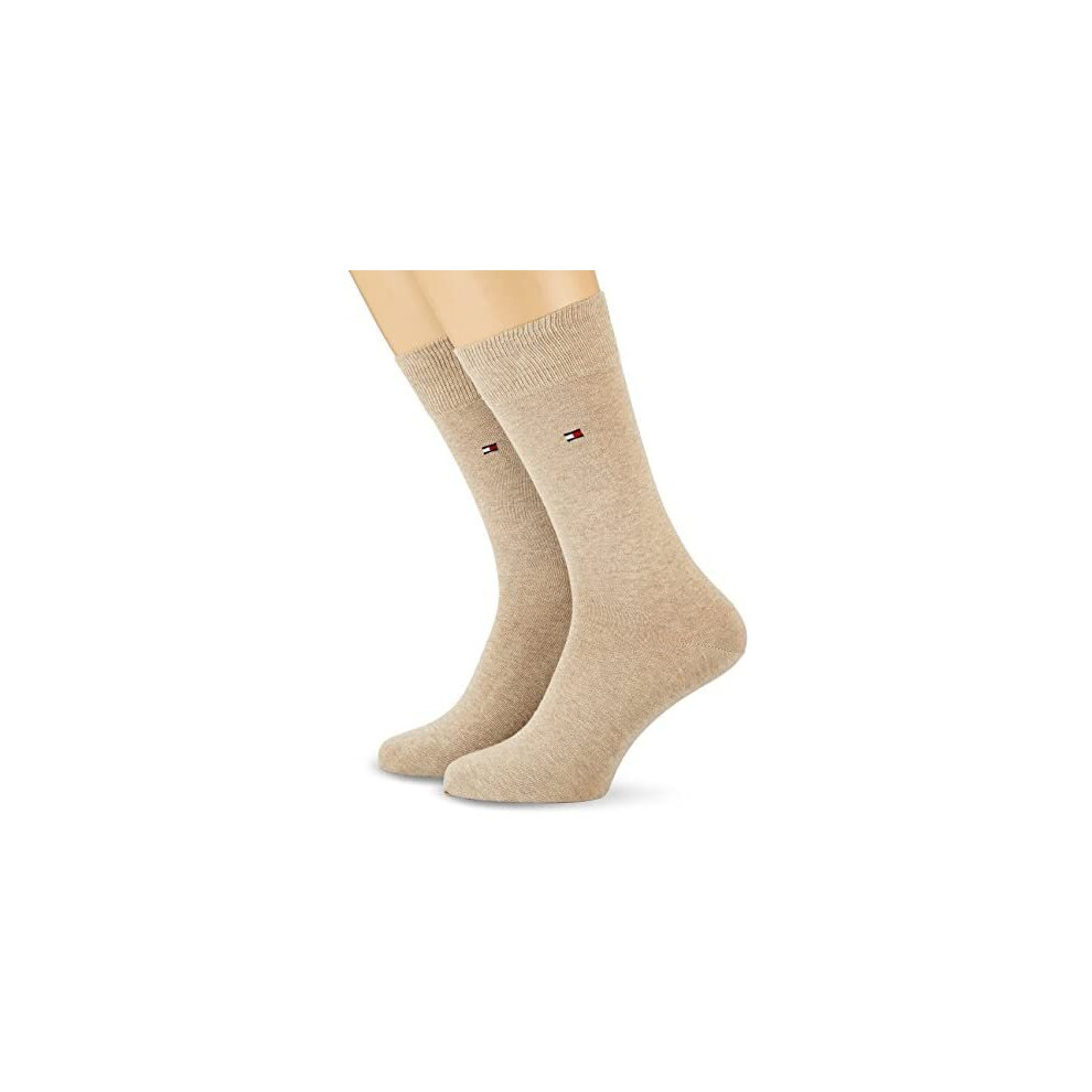 Tommy Hilfiger Men's Light/Beige Classic 2-Pack Socks - 9-12 - Image 4