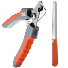 Pet Nail Clippers by Simply Natural  Stay-Sharp Pet Nail Clippers for Dogs Cats Birds and Rodents and All Claw Sizes with a 14cm Pet Nail File f
