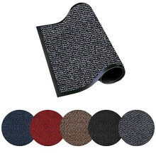 Trendsco - Dirt Trapper Door Mat Indoor & Outdoor - Non Slip Rubber Backing Carpet and Floor Mat for Home, Kitchen & Office - Super Absorbent Wa