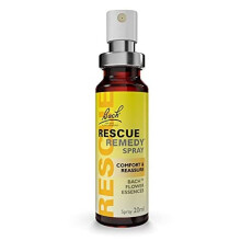 Nelsons Rescue Remedy Spray, Flower Essences, Comfort and Reassure, Emotional Wellness and Balance, Easy To Use Format 1 Spray Bottle x 20 m