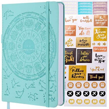 Law of Attraction Daily Planner - Deluxe Day Calendar Diary Journal to Increase Productivity, Happiness & Time Management - Non Dated, A5 Hardco