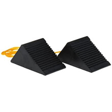 Buyers Products WC35225 Mini Rubber Wheel Chock with Rope (Pair)
