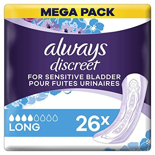 Always Always Discreet Incontinence Pads - Long x 26