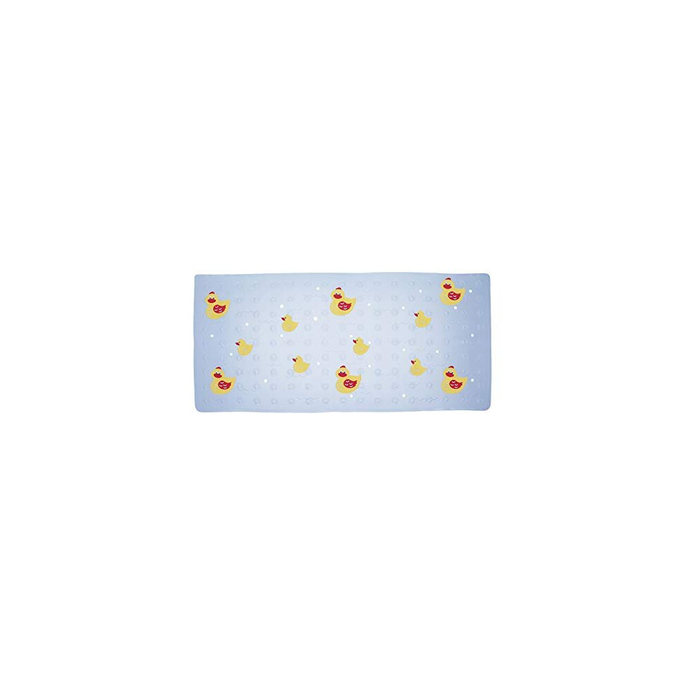 Aztex Non-Slip Ducky Design Bath Mat, Non-Slip Kids Bath Mat With Suction Cups, Bath Mat For Toddlers And Babies, Printed Bathtub Mat, Pvc Bath