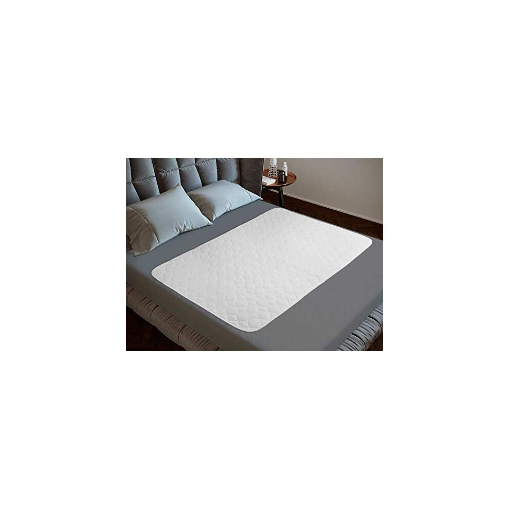 Lynmark Washable Bed Protector/Pad Without Tucks -Double Bed Size| Quality Kylie Sheet Is Oekotex Certified & Best Used For Incontinence & Bed Wetting|N