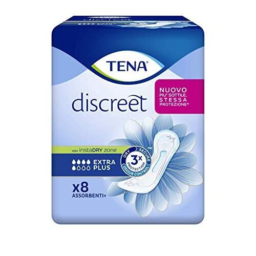 Tena TENA Lady ExtraPlus, Inserts for Medium Bubble Weakness/Incontinence Advantage Pack (48 hygienic Inserts Individually Packaged)