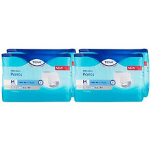 TENA Pants Plus Classic Incontinence Pants - Medium (80-110cm) - Case of 4 Packs of 14