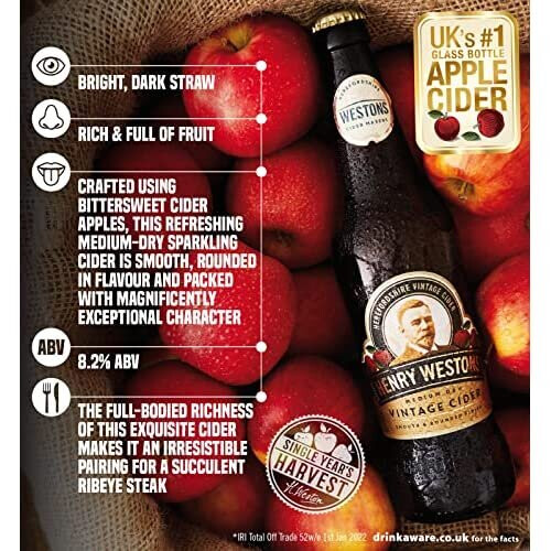Westons Henry Vintage Cider, 12 x 500 ml 2