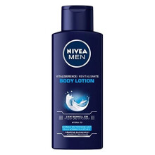 NIVEA Men Pack of 1 body lotion, 1 x 250 ml bottle, vitalising body lotion, absorbs quickly for normal to dry skin