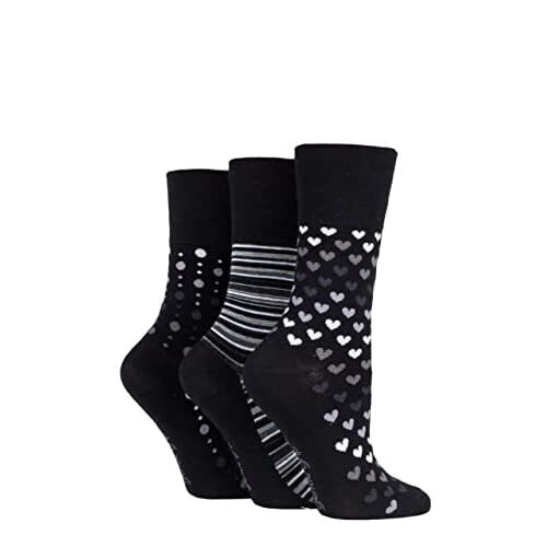 SOCKSHOP Gentle Grip Damen Bambus Socken 3er-Pack