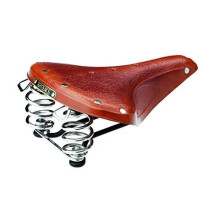 Selle Brooks B67 S für Freizeit-Mixte-Bike - Einfache Schienen - Farbe Honig