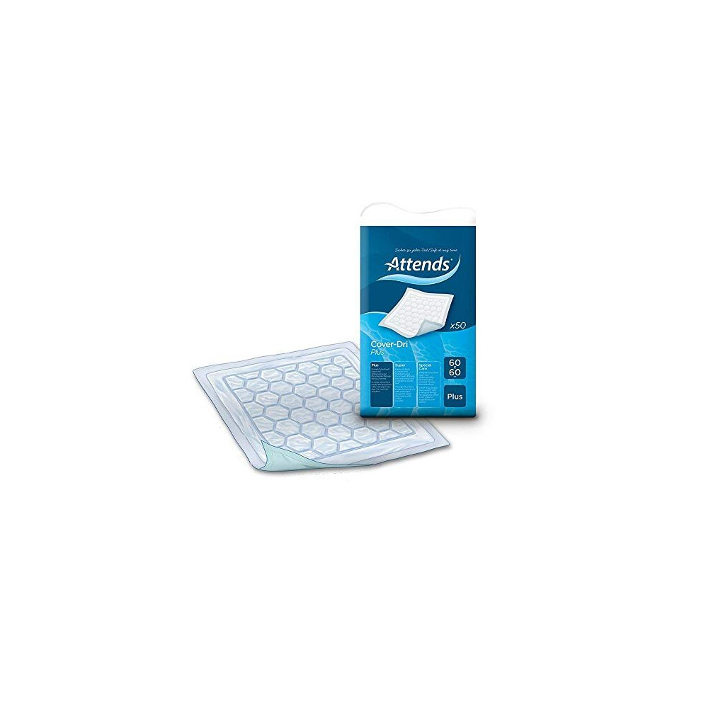 Attends Cover-Dri 60X90 Plus - Case - 4 Packs Of 50 (Incontinence Bed Pads)