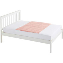 Kylie Premium Bed Pads | Pink | 4 Litre | Double Bed 139 x 91cm | Washable Absorbent Incontinence Sheets | Waterproof Backing | 50cm Mattress Tu