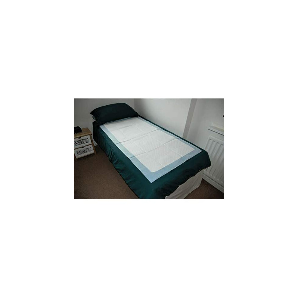 Speedwellstar White Incontinence Bed Pads Disposable Extra Large 150X80cm | 20 Pack | Super Absorbent 2300Ml Leakproof Waterproof Protector For Single Or Double Bed | Non-Slip | By - Image 5