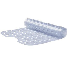 Extra Long Non-Slip Bath Mat Bathtub - Shower Mat Non Slip Anti Mould - Machine Washable Bathroom Mat for Bath Tub with Strong Rubber Suction Cu