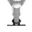 MaxxHaul Standard Motorcycle Wheel Chock with Pivoting Cradle, 80077-16" x 23.5" x 13" 2