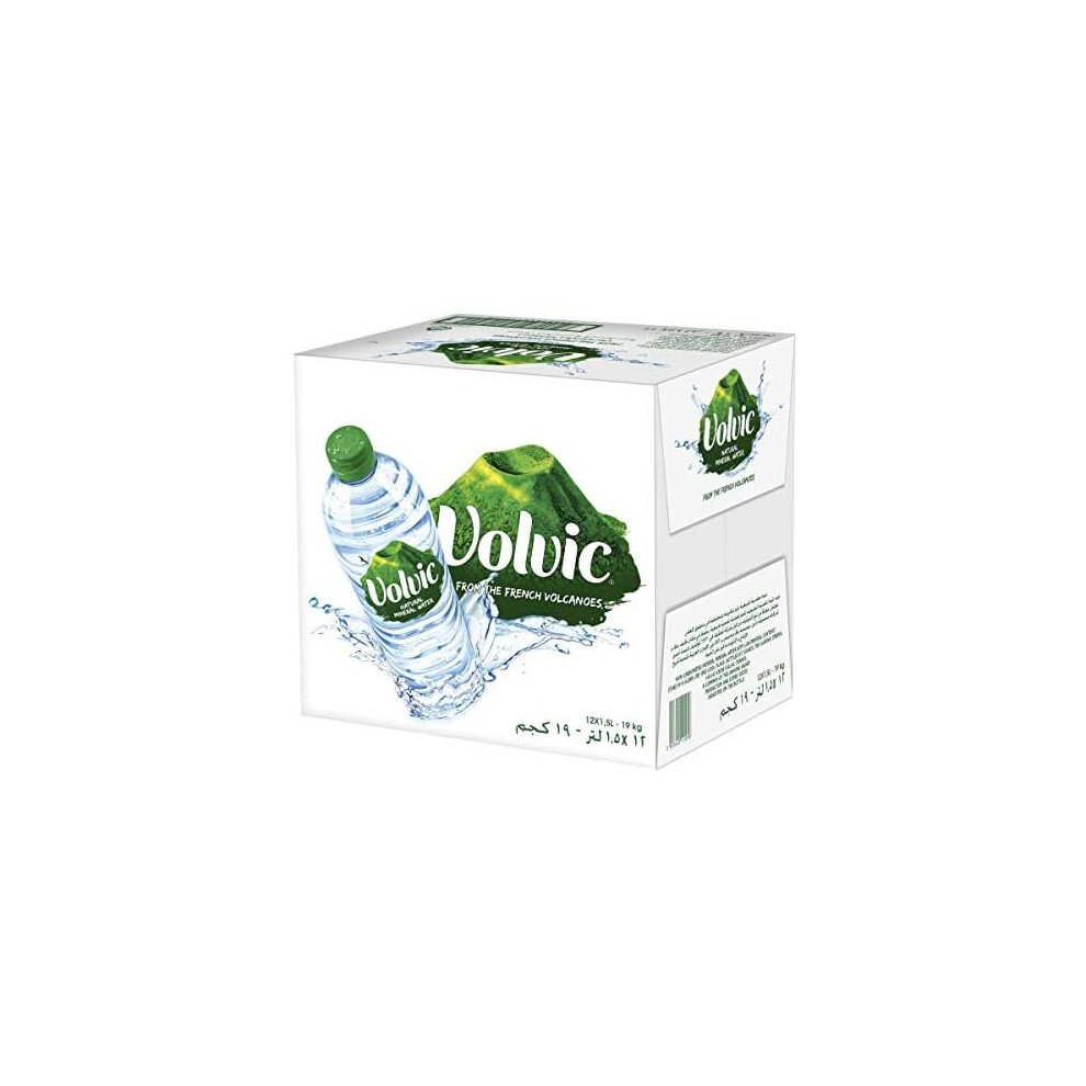 Volvic Natural Mineral Water 1.5 Litre (Pack of 12)