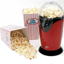 American Originals EK0493 Healthy Fat-Free Electric Hot Air Popcorn Maker, 1200 W, Red