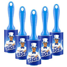 MR.SIGA Lint Roller Extra Sticky Lint Roller Pet Hair Remover with Easy Tear Sheets 5-Pack 450 Sheets in Total