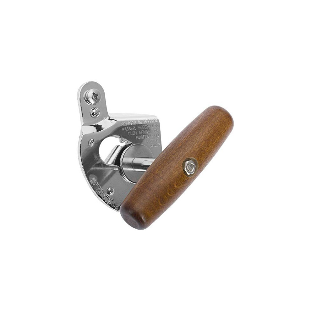 Westmark Heavy Duty Can Opener, For Commercial Use, Suitable For Food Service-Sized Cans, Steel/Wood, Titan, 12242260