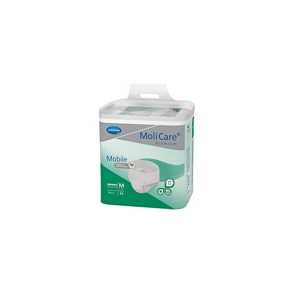Hartmann 915852 Molicare Premium Mobile 5 Incontinence Pants - Medium (1 Pack Of 14)
