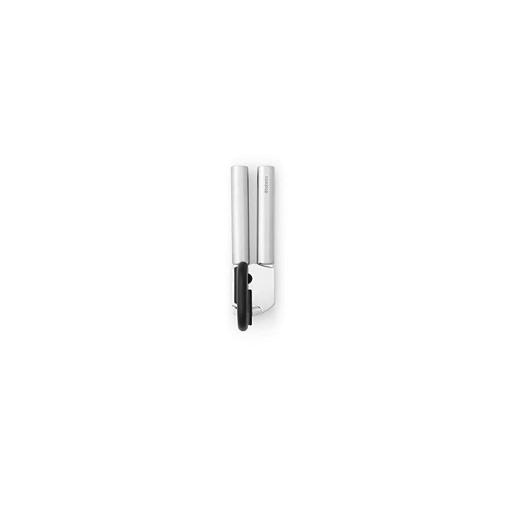 Brabantia Steel Can/Tin Opener - High Grade Stainless Steel, Safe Design, Easy Clean, Dishwasher Safe