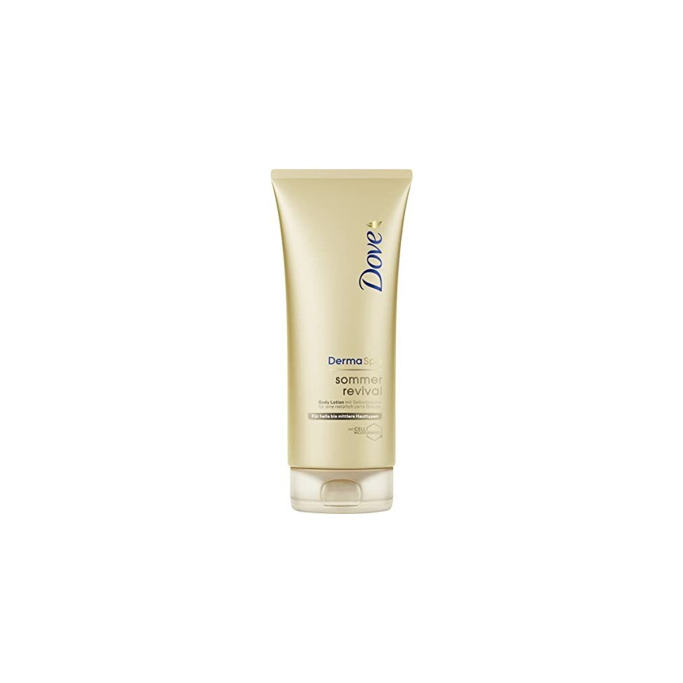 Dove DermaSpa Body Lotion for Light to Medium Skin Types Summer Revival with Cell Moisturisers (1 x 200 ml)