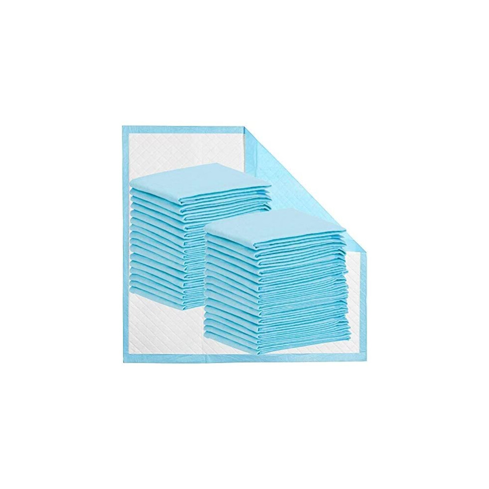 Buyockss Incontinence Pads For Bed 80X90cm Waterproof Sheets Pack 25 Absorbent Pads Disposable Changing Mat Heavy Absorbency Underpads