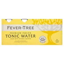 Fever-Tree Indian Tonic Water, 8 x 150ml