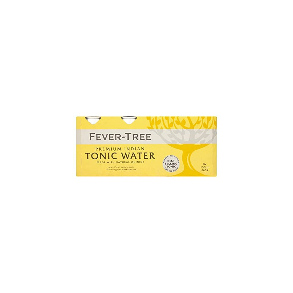 Fever-Tree Indian Tonic Water, 8 x 150ml