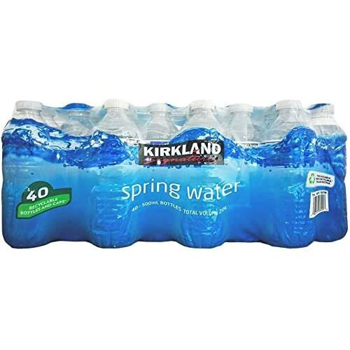 slamtech Kirkland Signature Spring Still Water 500ml, 40 Bottles on OnBuy