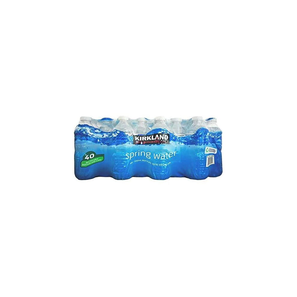 Kirkland Signature Slamtech Spring Still Water 500Ml, 40 Bottles