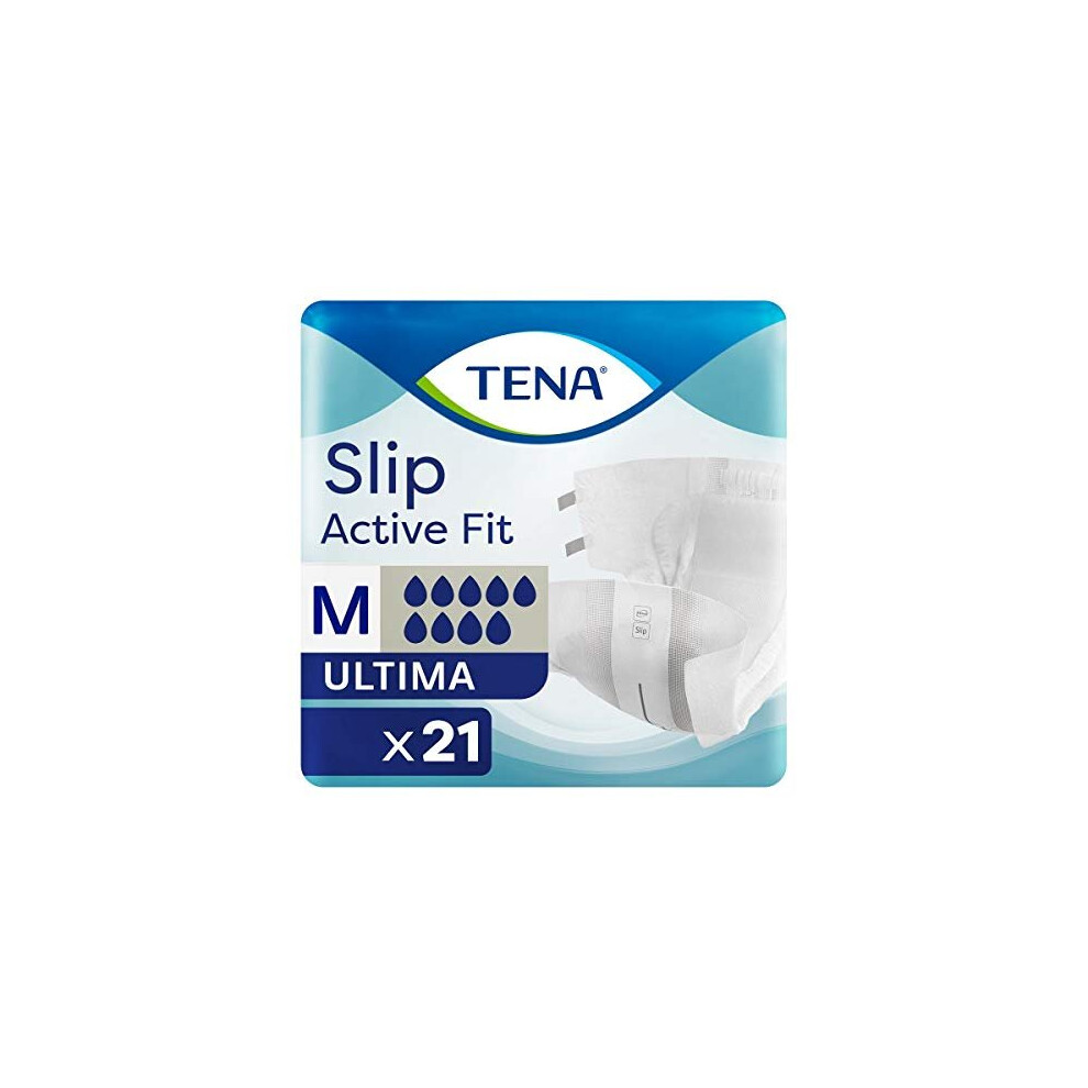 TENA Slip Ultima All-in-One Incontinence Pants - Medium (Pack of 21)