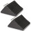 AFA Tooling - Set of 2 Wheel Chocks | Heavy Duty Nylon Rubber Wedge for Front and Back Tires | Heavy Weighted Design and Tie Off Handle | Chock 1