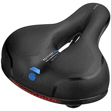 NATRUTH Bike Seat, Bicycle Saddle for Men & Women, Waterproof Bicycle Seat Thicken Comfortable Soft Cushion for Road Bike, Cruiser, Mountain Bike