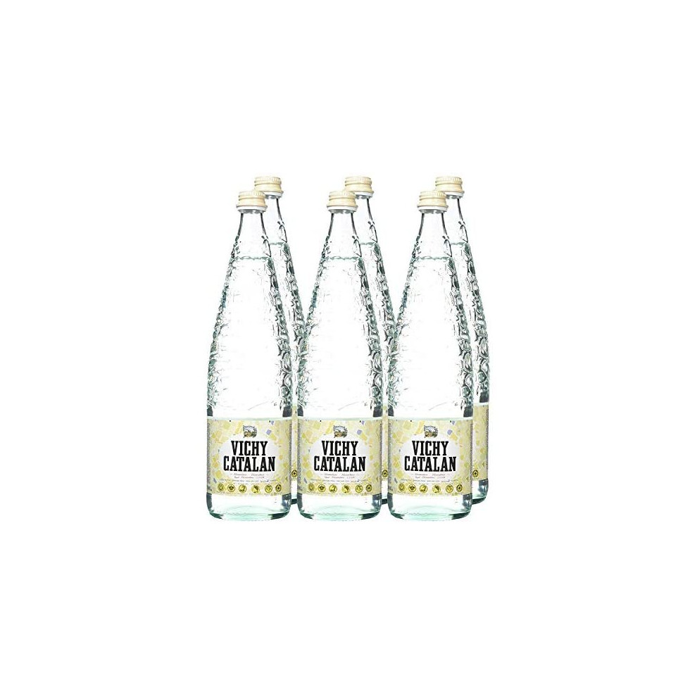 Vichy Catalan Vichy Catalán Sparkling Water Glass Bottle 1 Litre - [Pack 12]