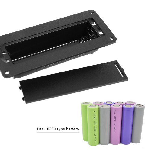 4pcs Plastic 18650 Battery Holder Case 1 Slot 18650 Compartment Container 2