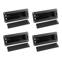 4pcs Plastic 18650 Battery Holder Case 1 Slot 18650 Compartment Container