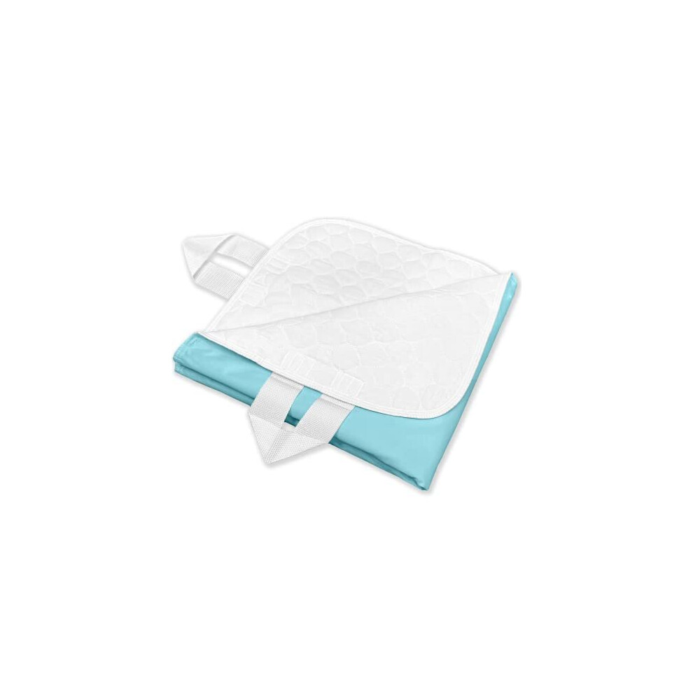 Rms Ultra Soft 4-Layer Washable And Reusable Incontinence Bed Pad - Waterproof Bed Pads, 34"X54" With Four Handles