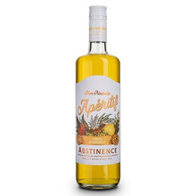 Abstinence - Non-Alcoholic Spirit Lemon Bittersweet Aperitif - 75cl Bottle - A marriage of zesty Lemon and aromatic Buchu - Alcohol Free -