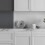 12 Pack Brushed Nickel Drawer Knobs Kitchen Cabinet Knobs - LONTAN Cupboard Door Knobs Silver Drawer Knobs Square Cabinet Knobs for Cupboard Wx 3