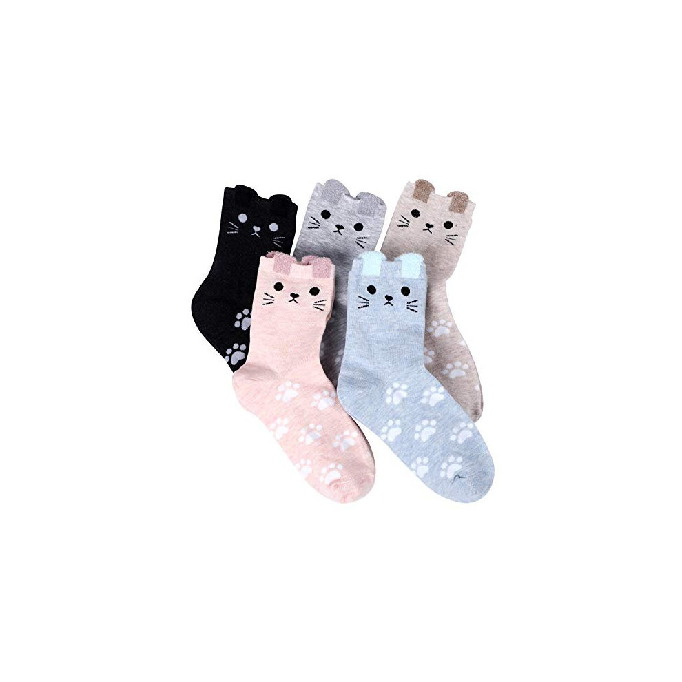 Jeasona Womens Animal Socks Cute Funny Novelty Cotton Gifts for Women