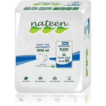 Tendercare Nateen - 20 Medium Adult Night Time Pull Up Pants - Unisex Maxi Incontinence Pull Up Pants - Odour Control & Ultra Dry Top Layer- 305