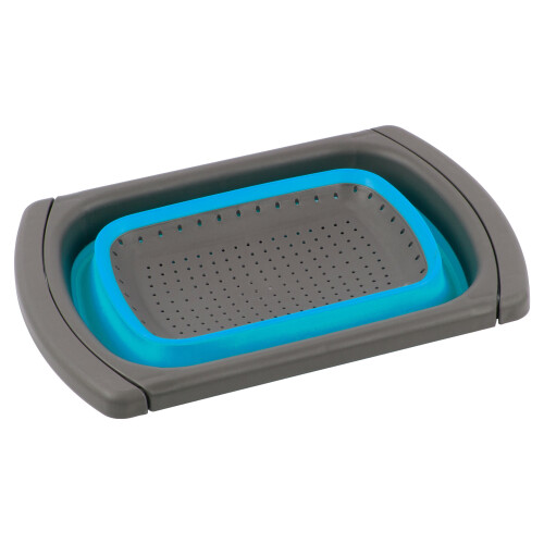 SQ Professional (Blue) Durane Silicone Extendable Sink Strainer 2