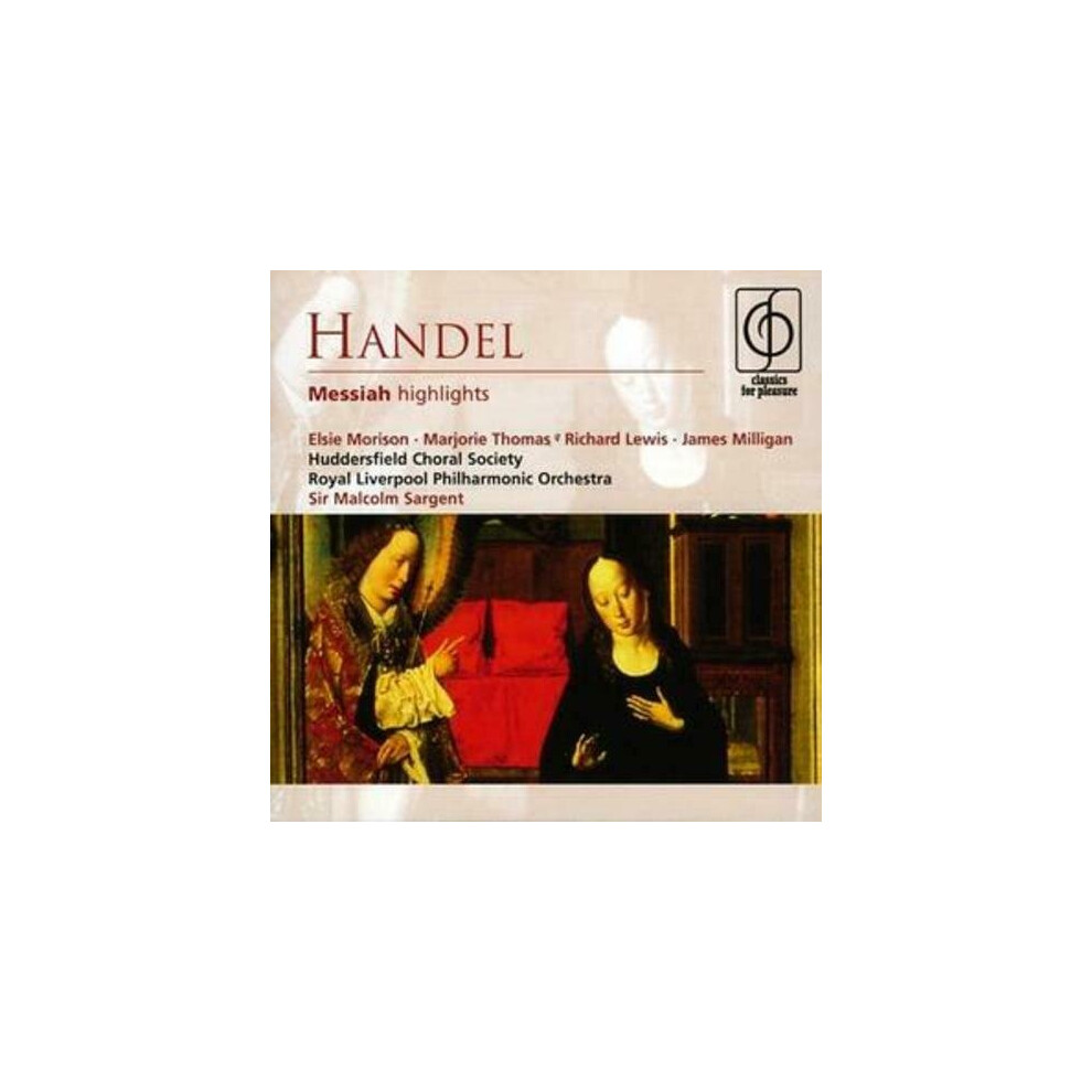 George Frideric Handel : Messiah [highlights] CD (2006)-image-OPC-P8XFTTY-NEW