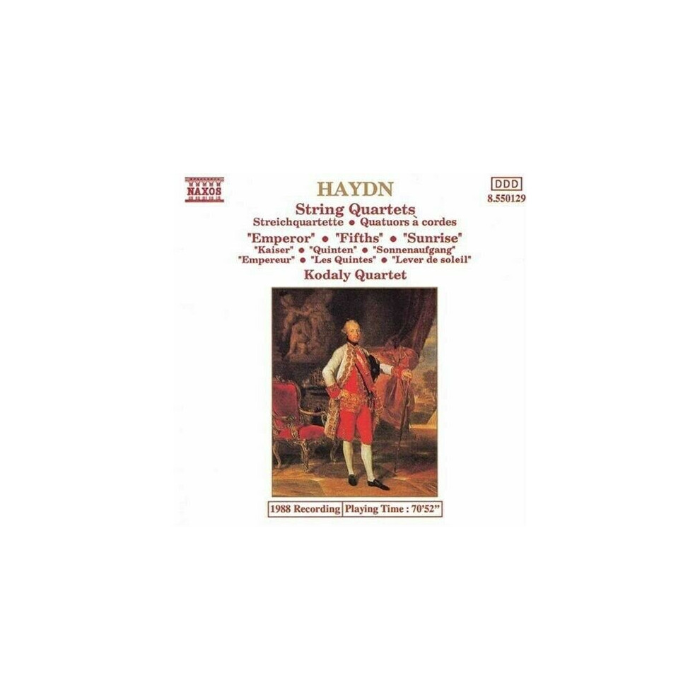 Dvd Joseph Haydn : String Quartets Cd (2000)