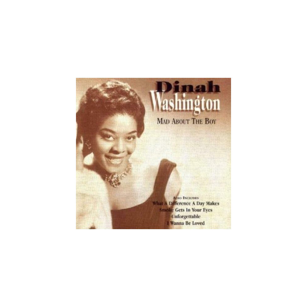 Dvd Boys Dinah Washington : Mad About The (Cd) Cd